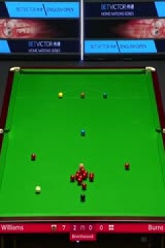 斯诺克马克·威廉姆斯4-0伊恩·伯恩斯20231003(李照)