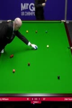 2023斯诺克英锦赛资格赛加里·威尔逊3-6扎克·苏尔蒂20231121