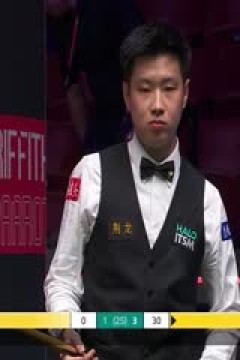 24-25赛季斯诺克世锦赛四分之一决赛赵心童6-2克里斯·韦克林(第一阶段)20250429