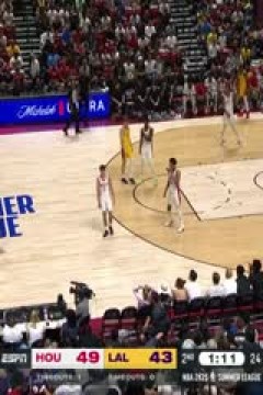 NBA夏季联赛 火箭VS湖人 20240713