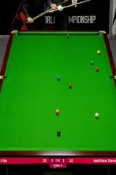 24-25赛季斯诺克世锦赛资格赛Day10 马修·史蒂文斯5-4吴宜泽(第一阶段) 20250417