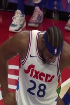 NBA常规赛 快船VS76人 20241125
