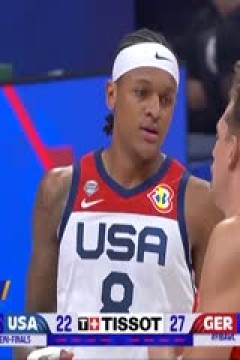 男篮世界杯 美国VS德国 20230908(霍楠、杨鸣)