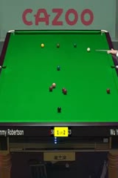 斯诺克吉米·罗伯逊4-3吴宜泽20230926(李照)