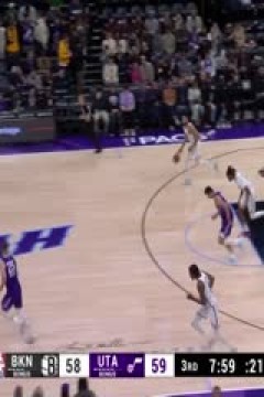 NBA常规赛 篮网VS爵士 20250113