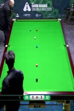 2025斯诺克沙特大师赛第四轮(48进32)塔猜亚·乌努5-1杰克·琼斯20250811