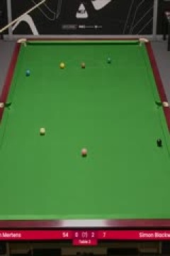 斯诺克威尔士公开赛资格赛本·默滕斯4-2西蒙·布莱克威尔20250205