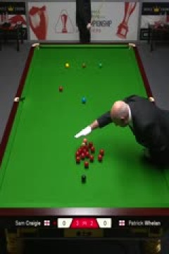 斯诺克英锦赛资格赛144进112山姆·克雷吉6-3帕特里克·惠兰20251123