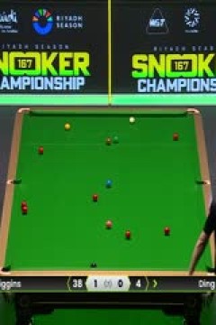 斯诺克利雅得狂欢季沙特大师赛第二轮约翰·希金斯4-0丁俊晖20251120