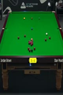 斯诺克威尔士公开赛乔丹·布朗3-4斯坦·穆迪20240214