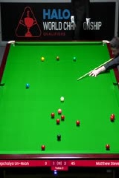 24-25赛季斯诺克世锦赛资格赛第三轮塔猜亚·乌努3-6马修·史蒂文斯(第一阶段)20250414