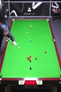 2025斯诺克武汉公开赛资格赛斯蒂芬·马奎尔5-1克雷什·古尔巴克萨尼20250623
