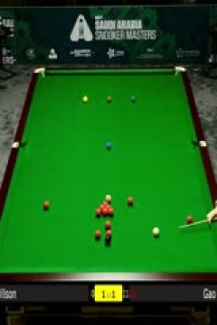 2025斯诺克沙特大师赛第三轮(80进48)加里·威尔逊4-3高阳20250811