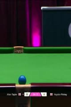 斯诺克单局限时赛128进64海顿·平尼8-89阿兰·泰勒20251211