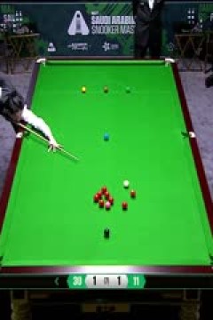 2025斯诺克沙特大师赛第三轮(80进48)吴宜泽4-1阿什利·休吉尔20250811