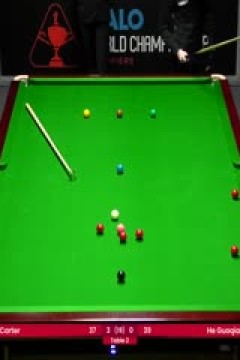 24-25赛季斯诺克世锦赛资格赛Day10 贺国强3-6阿里·卡特(第一阶段) 20250417