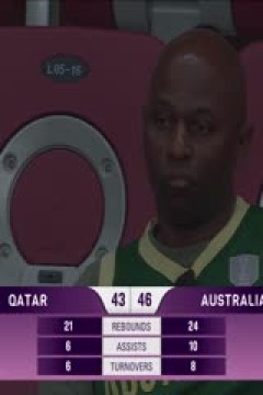 男篮亚洲杯 卡塔尔VS澳大利亚 20250810