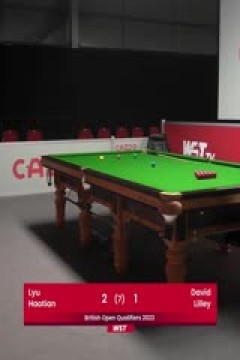 斯诺克大卫·利利1-4吕昊天20230818