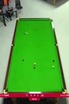 斯诺克德国大师赛16进8汤姆·福德3-5亚伦·希尔20250131