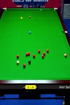 斯诺克玉山世界公开赛64进32本·沃拉斯顿5-0阿米尔·萨克霍什20250224