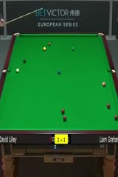 2023斯诺克德国大师资格赛利亚姆·格雷厄姆2-5大卫·利利20231221