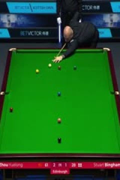 2023斯诺克苏格兰公开赛周跃龙5-4斯图尔特·宾汉姆20231215(李照)