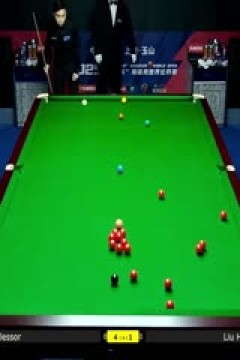 斯诺克玉山世界公开赛32进16刘宏宇5-4埃利奥特·斯莱塞20250225