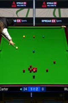 2024斯诺克世界大奖赛阿里·卡特4-3吴宜泽20240116