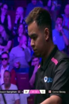 斯诺克单局限时赛64进32康诺·本齐0-72诺鹏·桑卡姆(乔迁)20251212