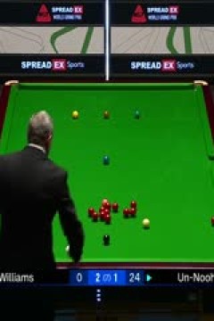 2024斯诺克世界大奖赛马克·威廉姆斯4-3塔猜亚20240116