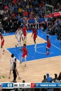 NBA常规赛 开拓者VS雷霆 20240112