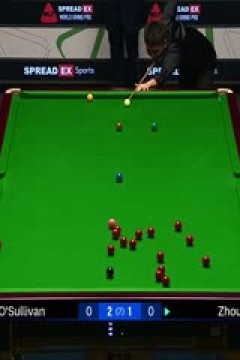 2024斯诺克世界大奖赛周跃龙3-4罗尼·奥沙利文20240118(李照)