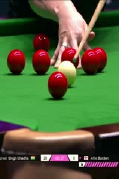 斯诺克单局限时赛64进32辛格·查达28-85阿尔菲·博登20251213