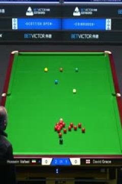 斯诺克苏格兰公开赛第一轮64进32侯赛因·瓦菲4-2大卫·格雷斯20251216